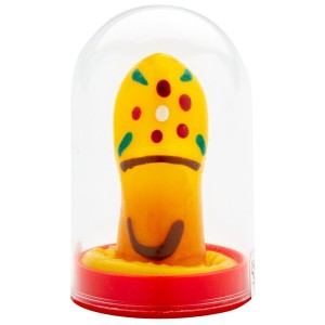 CONDOMERIE - SABOTS DE PRÉSERVATIFS FANTAISIE PEINTS À LA MAIN