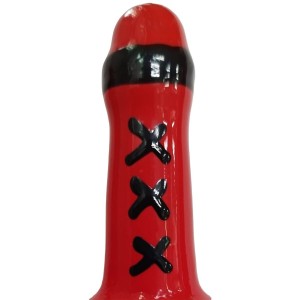 CONDOMERIE - PRÉSERVATIFS FANTAISIE PEINTS À LA MAIN AMSTERDAM ROUGE