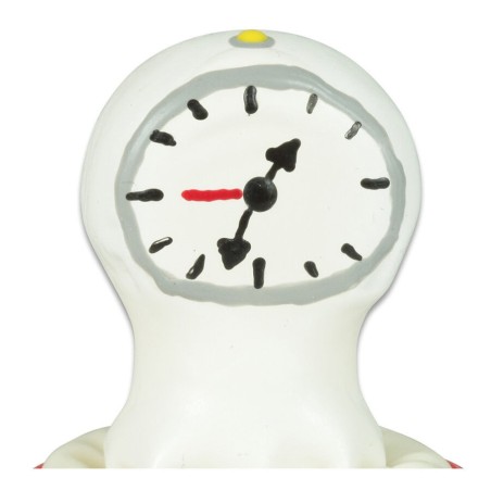 CONDOMERIE - HORLOGE À PRÉSERVATIFS FANTAISIE PEINTE À LA MAIN