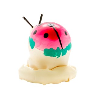 CONDOMERIE - PRÉSERVATIFS FANTAISIE PEINTS À LA MAIN MODÈLE COCCINELLE 1