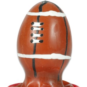 CONDOMERIE - PRÉSERVATIFS FANTAISIE PEINTS À LA MAIN BALLON DE RUGBY