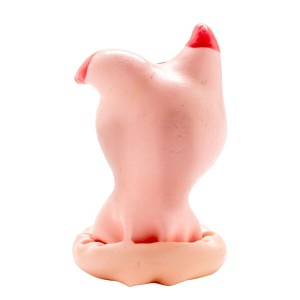 CONDOMERIE - PRÉSERVATIFS FANTAISIE PEINTS À LA MAIN TÊTE DE COCHON