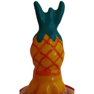 CONDOMERIE - PRÉSERVATIFS FANTAISIE PEINTS À LA MAIN ANANAS
