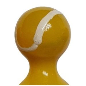 CONDOMERIE - PRÉSERVATIFS FANTAISIE PEINTS À LA MAIN BALLE DE TENNIS