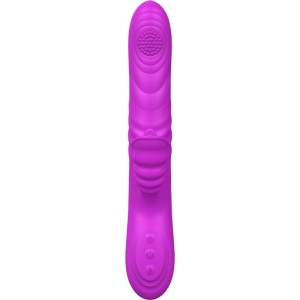 ARMONY - VIBRATEUR MULTIFONCTION ANGELIA AVEC LANGUE STIMULANTE EFFET CHALEUR VIOLET