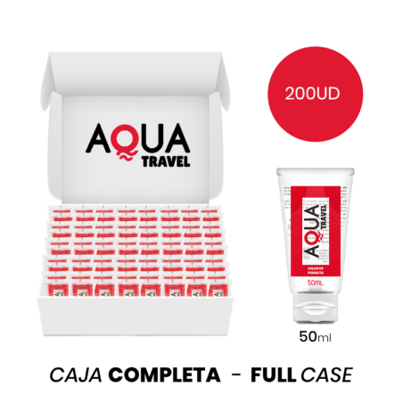 MOQ 200 - AQUA TRAVEL LUBRIFIANT À BASE DEAU SAVEUR LOLLIPOP - 50 ML