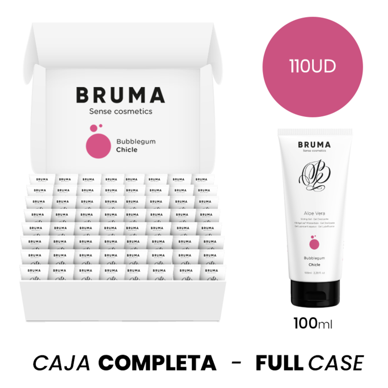 MOQ 110 - BRUMA SAVEUR DE FRUITS TROPICAUX LUBRIFIANT A BASE DEAU - 100 ML