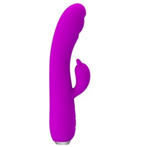 PRETTY LOVE - VIBRATEUR RECHARGEABLE REGINA - GEL À ASPIRATION VIOLET