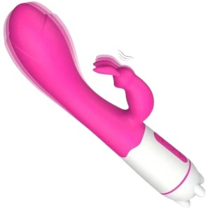 ARMONY - HAPPY VIBRATEUR and STIMULATEUR DE LAPIN FUCHSIA