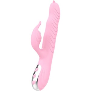 ARMONY - VIBRATEUR MARCIA and POUSSÉE DOUBLE LANGUE EFFET CHALEUR ROSE