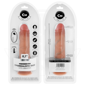 COCK MILLER - GODE RÉALISTE AVEC VENTOUSE ET TÉLÉCOMMANDE VIBRATIONS 20,5 CM