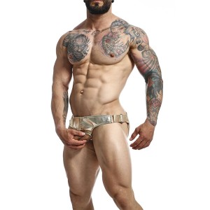 MOB - DNGEON JOCKSTRAP ANNEAU PÉNITENTIAIRE DORÉ TAILLE UNIQUE