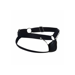 MOB - JOCKSTRAP DNGEON NOIR À CHAÎNE TAILLE UNIQUE