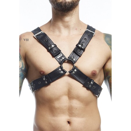 MOB - CEINTURE HARNAIS NOIRE DNGEON TAILLE UNIQUE X