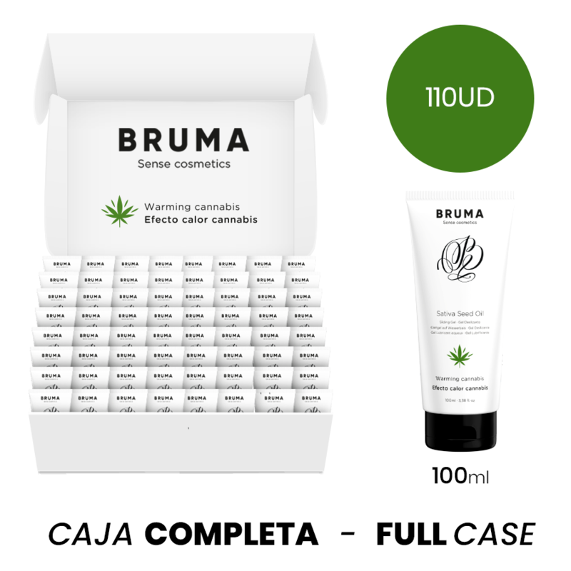 MOQ 110 - BRUMA SAVEUR DE FRUITS TROPICAUX LUBRIFIANT A BASE DEAU - 100 ML