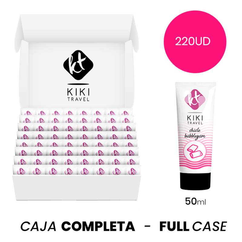 MOQ 220 - KIKÍ TRAVEL SAVEUR DE FRUITS TROPICAUX LUBRIFIANT A BASE DEAU - 50 ML