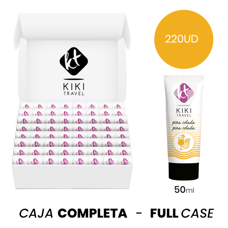 MOQ 220 - KIKÍ TRAVEL SAVEUR DE FRUITS TROPICAUX LUBRIFIANT A BASE DEAU - 50 ML