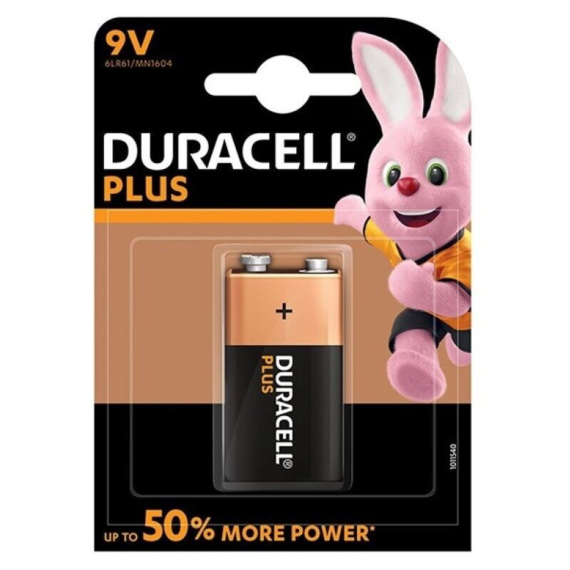 DURACELL - BATTERIE PLUS POWER 9V LR61 1UNIT