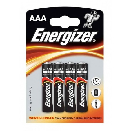 ENERGIZER - PILE ALCALINE AAA LR03 4
