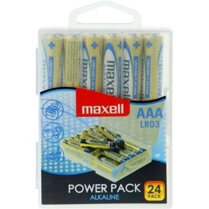 MAXELL - PILES ALCALINES AAA LR03 PACK 24 PILES