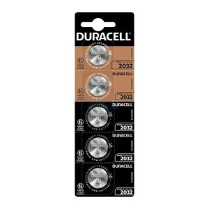 DURACELL - PILE BOUTON LITIO CR2032 3V 5 UNIT