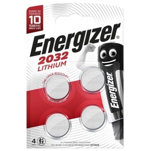 ENERGIZER - PILE BOUTON LITHIUM CR2032 3V 4 UNIT