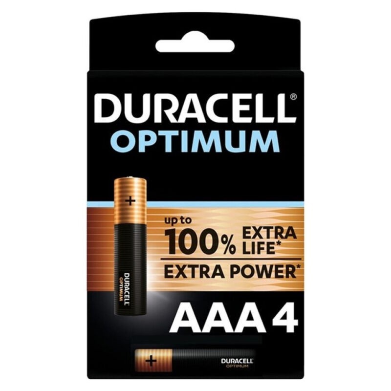 DURACELL - PILE ALCALINE OPTIMUM 200 AAA LR03 4 UNIT