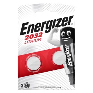ENERGIZER - PILE BOUTON LITHIUM CR2032 3V 2 UNIT