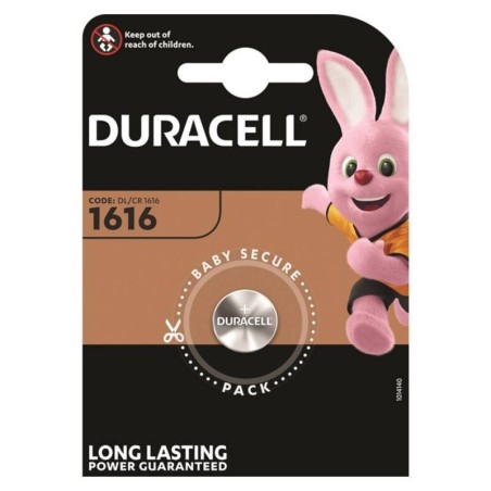 DURACELL - PILE BOUTON LITIO CR1616 3V 1 UNIT
