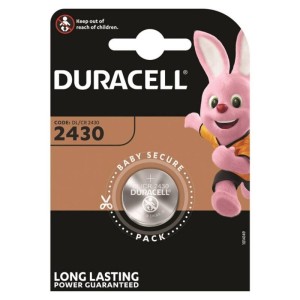 DURACELL - PILE BOUTON LITIO CR2430 3V 1 UNIT
