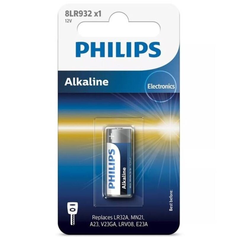 PHILIPS - PILE ALCALINE 12V LR23A MN21 8LR932 BLISTER1