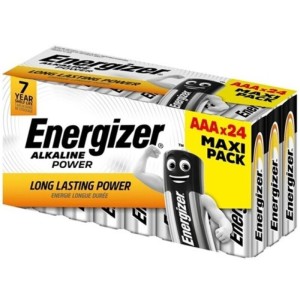 ENERGIZER - PILE ALCALINE ALCALINE AAA LR03 BOÎTE24 (3 BOÎTES8 PILES)