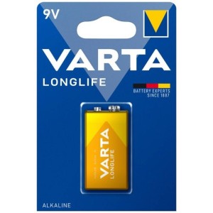 VARTA - PILE ALCALINE LONGUE DURÉE 9V LR61 BLISTER1