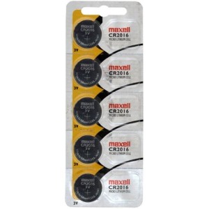 MAXELL - CR2016 3V PILE BOUTON AU LITHIUM BLISTER5