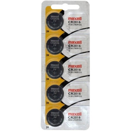 MAXELL - CR2016 3V PILE BOUTON AU LITHIUM BLISTER5