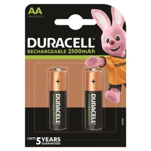 DURACELL - BATTERIE RECHARGEABLE HR6 AA 2500mAh 2 UNIT
