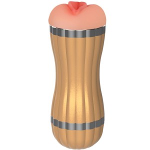 ARMONY - BEVIS DOUBLE MASTURBATEUR VAGIN ET BOUCHE SANS VIBRATION OR