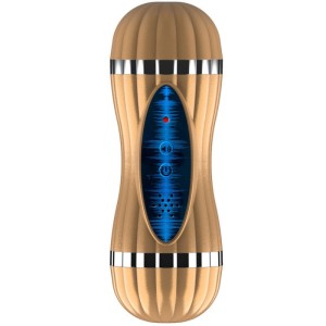 ARMONY - BEVIS DOUBLE MASTURBATEUR VAGIN ET BOUCHE SANS VIBRATION OR
