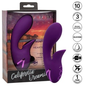 CALEXOTICS - STIMULATEUR ET VENTOUSE HEARTBREAKER DE HUNTINGTON BEACH VIOLET PAR CALIFORNIA DREAMING