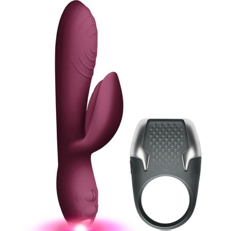CLIMAXIMUM - LAMOUR KIT VIBRATEUR RABBIT ANNEAU PÉNITENSIF À LED