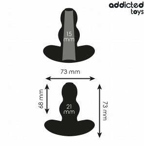 ADDICTED TOYS - PLUG ANAL CREUX TAILLE S 7,3 CM