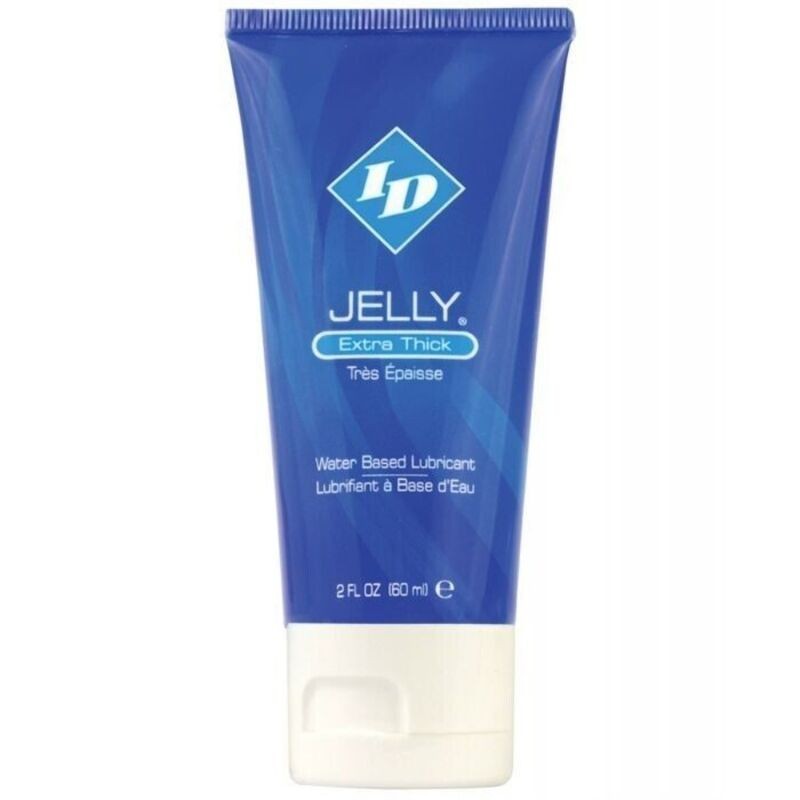 ID JELLY - LUBRIFIANT À BASE DEAU TUBE DE VOYAGE EXTRA ÉPAIS 60 ML
