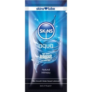SKINS - AQUA LUBRIFIANT À BASE DEAU DOSE UNIQUE 5 ML