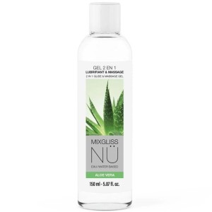 MIXGLISS - GEL LUBRIFIANT ET DE MASSAGE 2 EN 1 À BASE DEAU NURU À LALOE VERA 150 ML