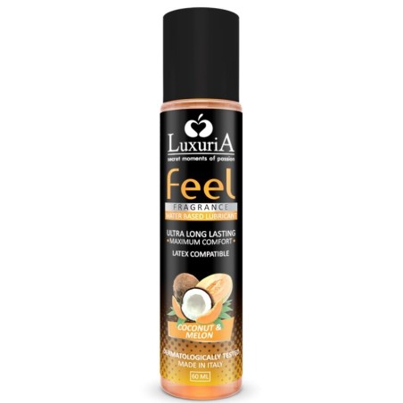 INTIMATELINE - LUXURIA FEEL LUBRIFIANT BASE DEAU DE COCO ET DE MELON 60 ML