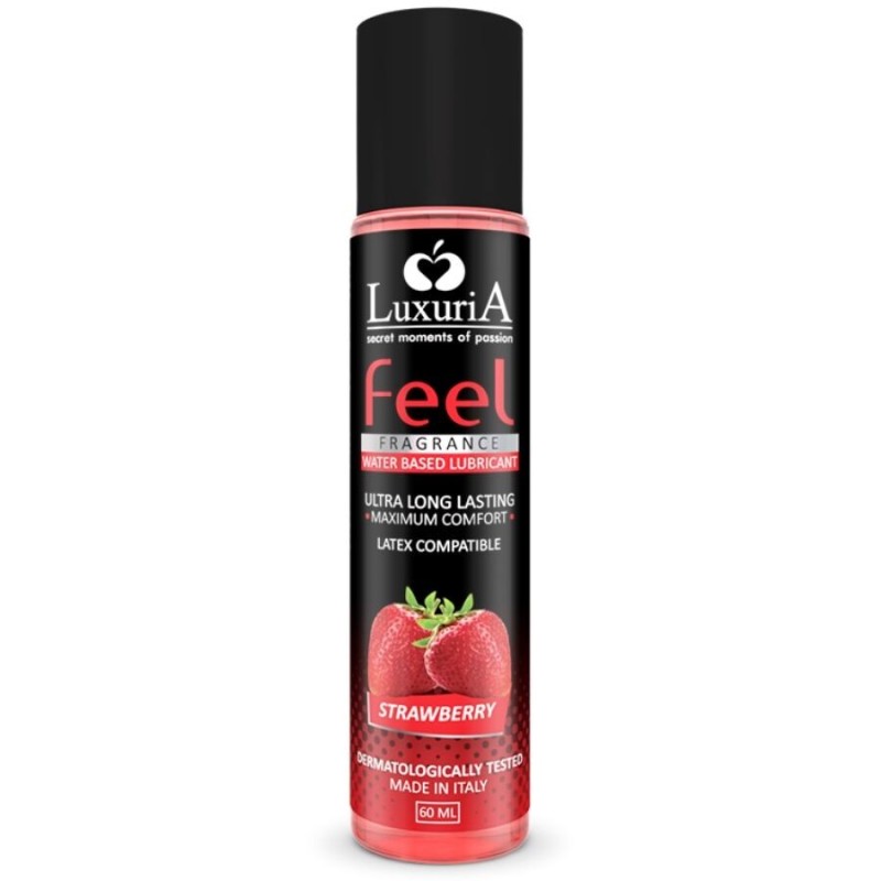 INTIMATELINE - LUXURIA LUBRIFIANT BASE DEAU FEEL FRAISE 60 ML