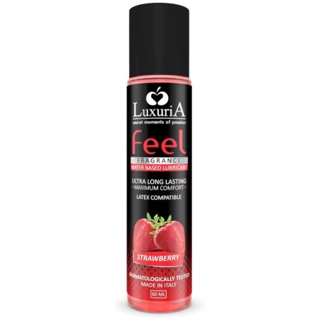 INTIMATELINE - LUXURIA LUBRIFIANT BASE DEAU FEEL FRAISE 60 ML