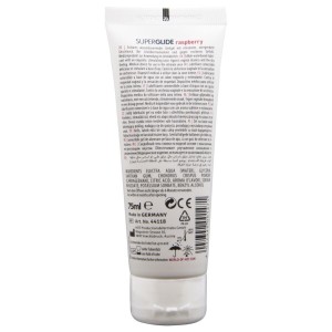 HOT - SUPERGLIDE LUBRIFIANT COMESTIBLE À BASE DEAU FRAMBOISE 75 ML