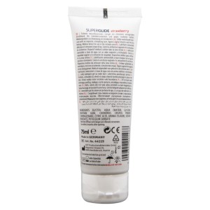HOT - SUPERGLIDE LUBRIFIANT COMESTIBLE À BASE DEAU FRAISE 75 ML