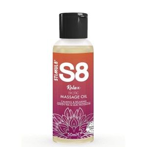 STIMUL8 - S8 RELAX HUILE DE MASSAGE ÉROTIQUE THÉ VERT 50 ML